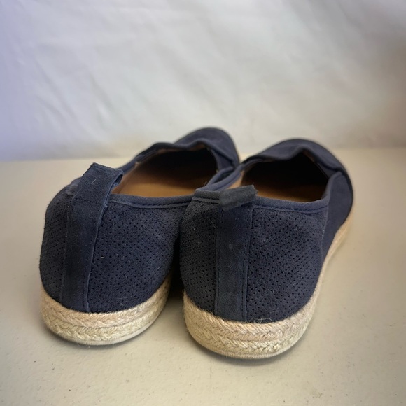 Clarks Collection Blue Suede Espadrille Slip-On Flats Women’s 9.5 - Picture 4 of 5
